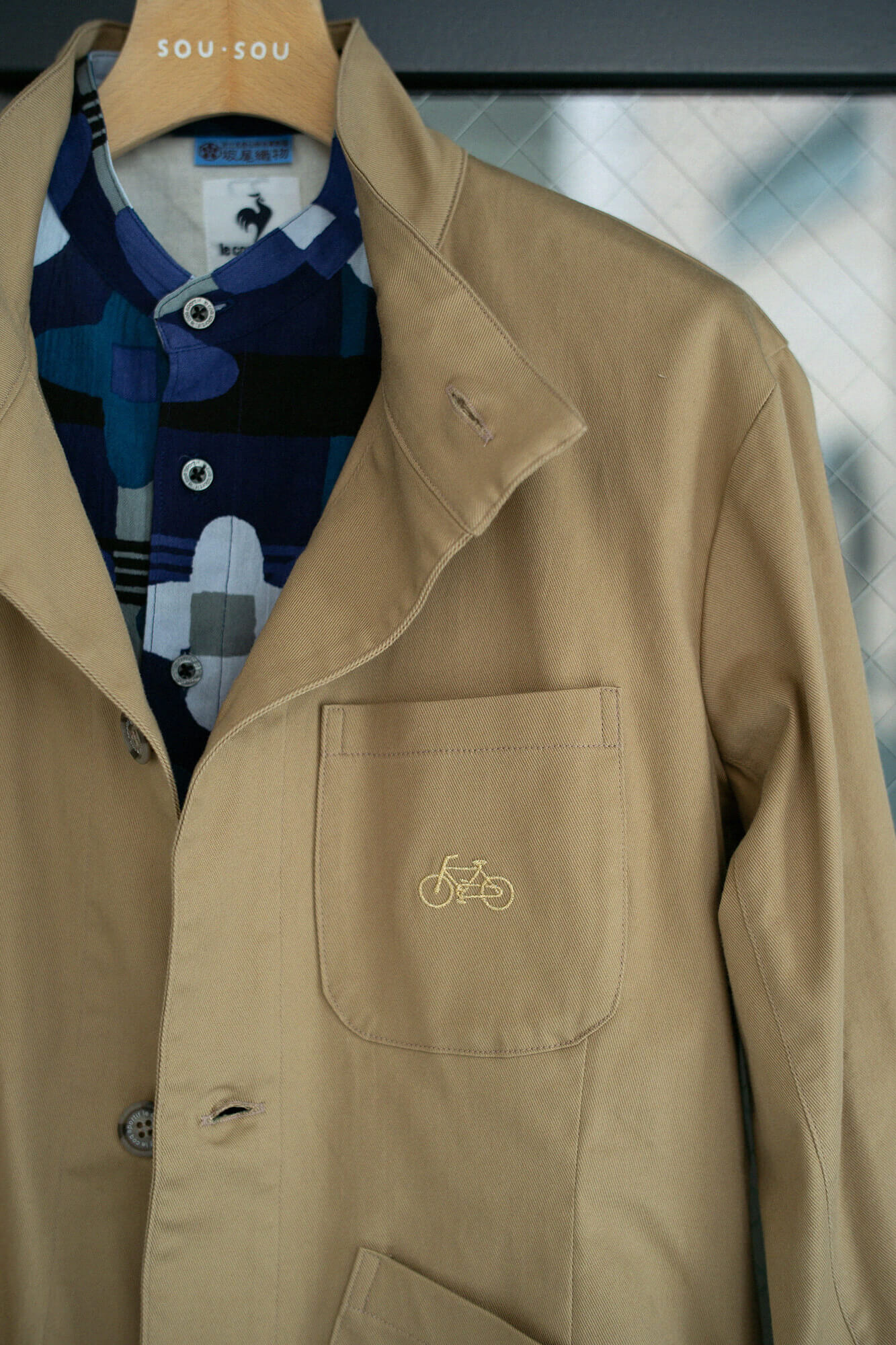 ポップに駆ける、秋色サイクリング｜SOU・SOU le coq sportif