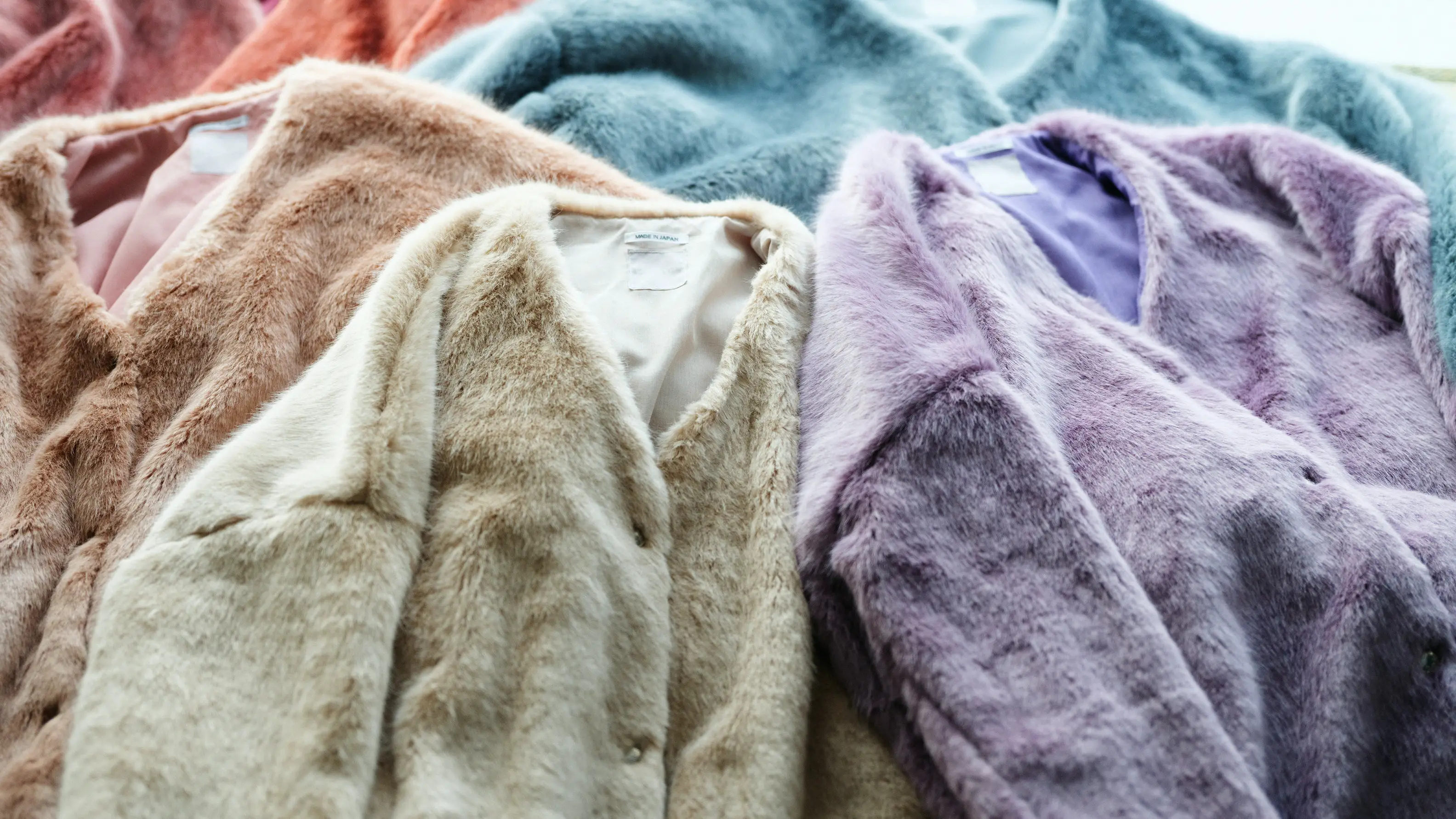 sou sou 紫色 ファーコート Lサイズ SOU・SOU Yousou. Winter Collection