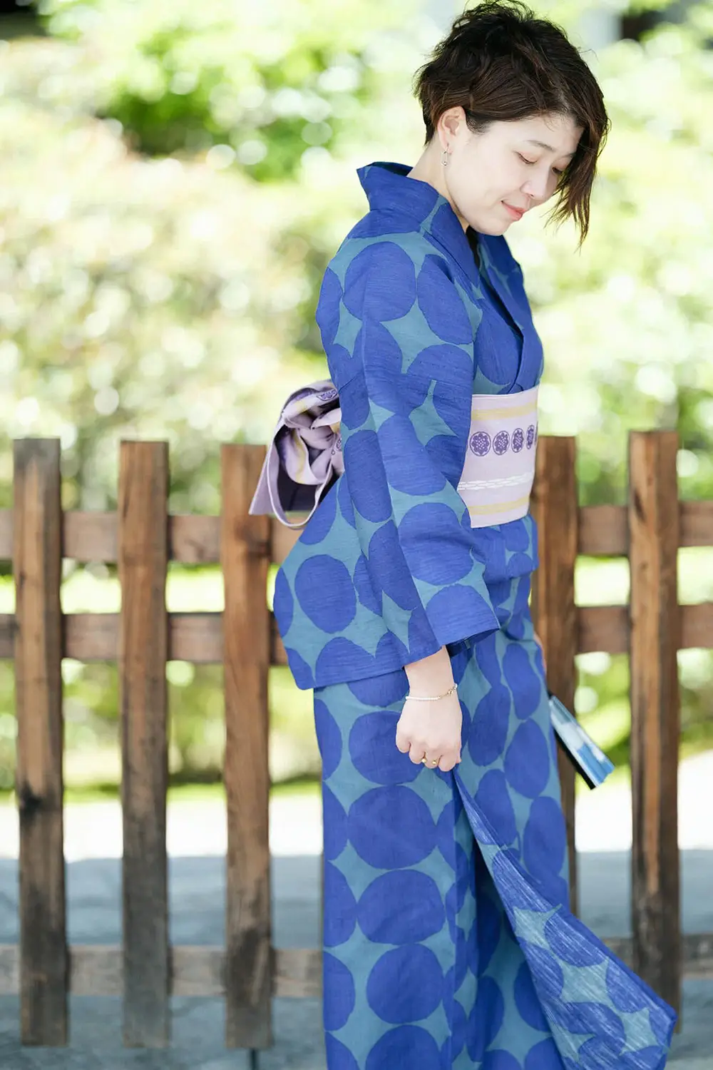 sou sou 浴衣　おおらかとりどり　紫　黄色　青 net限定】SOU・SOU×ワコール 寛（かん）GIBAO／おおらかとりどり